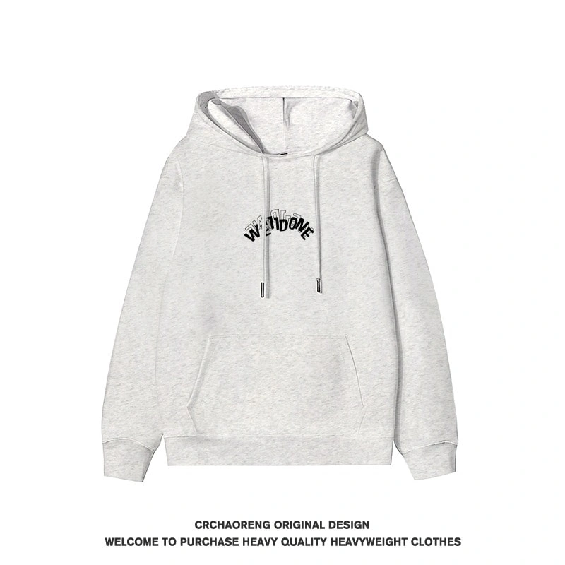 We11done Konne Retro Hoodie Men’s New Trend Brand Pure Cottonweight Jacket Style 4