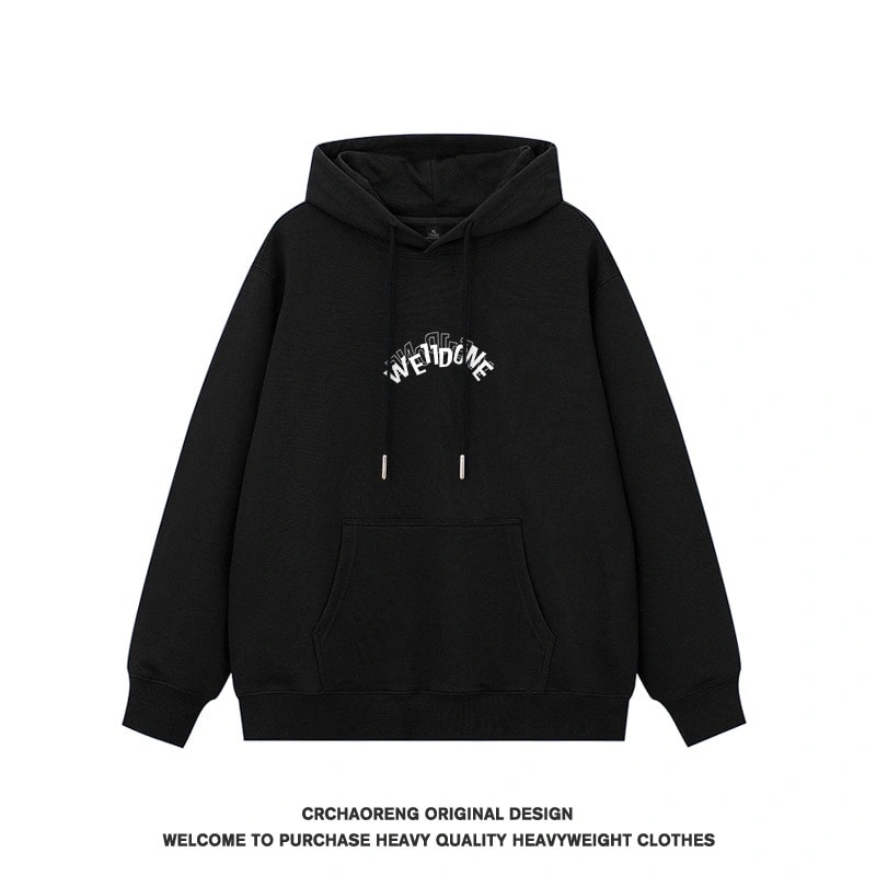 We11done Konne Retro Hoodie Men’s New Trend Brand Pure Cottonweight Jacket