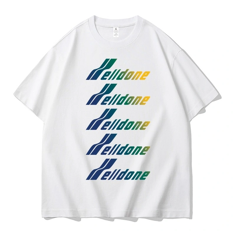 We11done Konne Retro Niche Short Sleeve T-Shirt Men Casual Loose Versatile Top Style 1