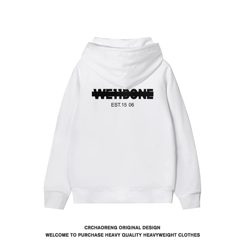 We11done Konne Retro Stiff Fashion Casual Loose Hoodie Men Style 6