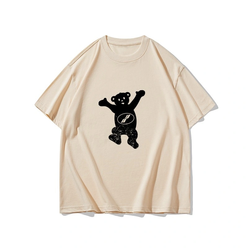 We11done Konne Short Sleeve T-Shirt Men Loose Half Sleeve Pure Cotton Trend Brand Tee Clothes Style 4