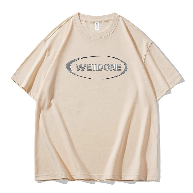 We11done Konne Short Sleeve T-Shirt Men Loose Half Sleeve Trend Crew Neck Tee Top Style 3