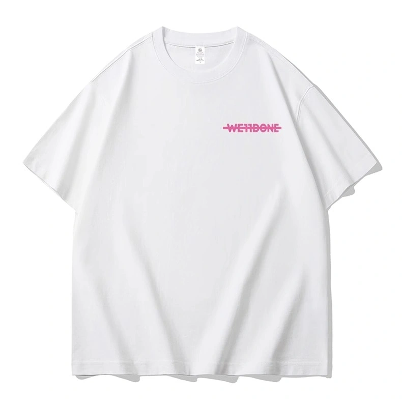 We11done Konne Short Sleeve T-Shirt Men Men’s Loose Half Sleeve Pure Cotton Trend Crew Neck Tee Top Style 1