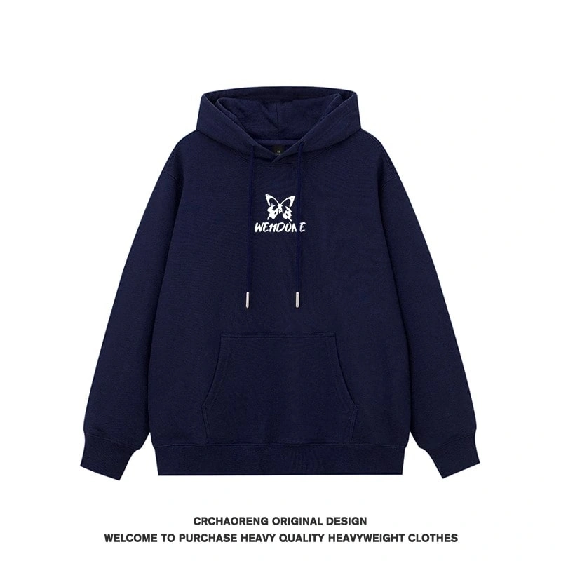 We11done Konne Stiff Hoodie Men 2024 New Fleece Long Sleeve Jacket Style 1