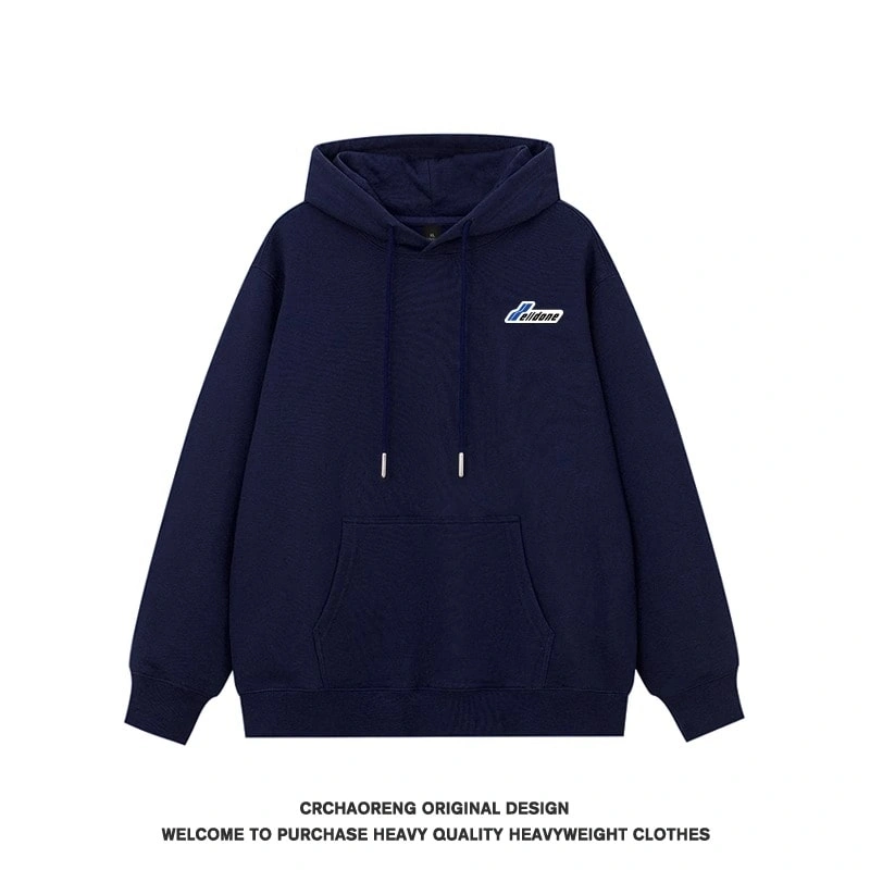 We11done Konne Stiff Hoodie Men Fleece Thick Trend High Street Jacket Style 1