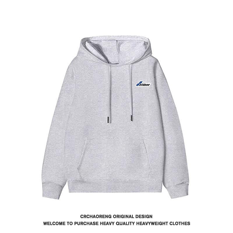 We11done Konne Stiff Hoodie Men Fleece Thick Trend High Street Jacket Style 3