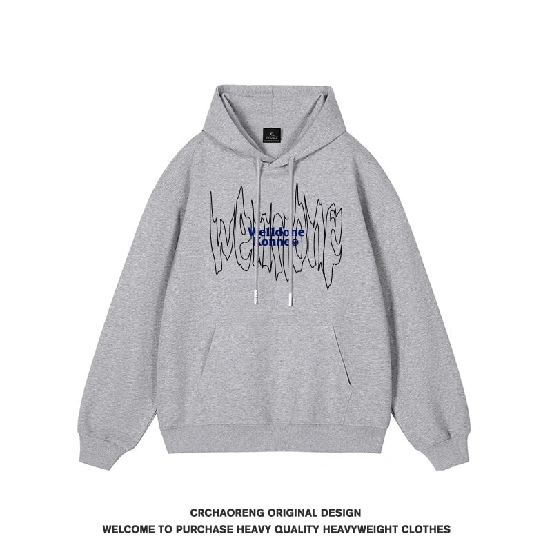 We11done Konne Trend Brand Hoodie Men New Stiff Retro Jacket Style 4