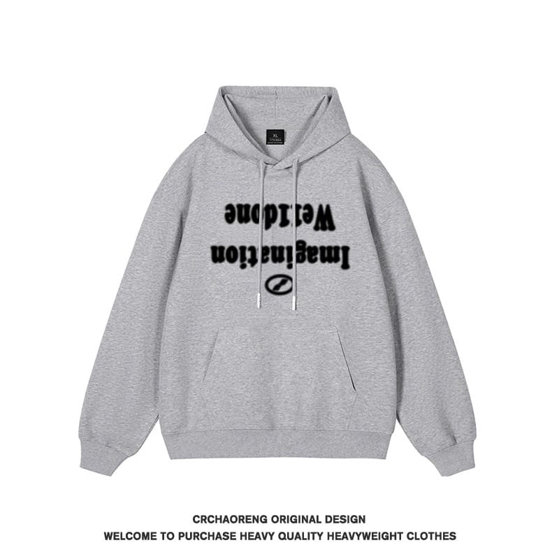 We11done Konne Trend Brand Hoodie Men Pure Cottonweight High Street Loose Youth Jacket Style 3