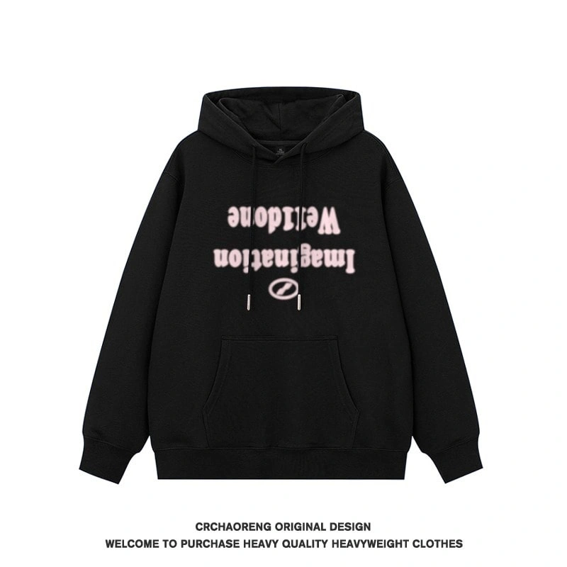 We11done Konne Trend Brand Hoodie Men Pure Cottonweight High Street Loose Youth Jacket