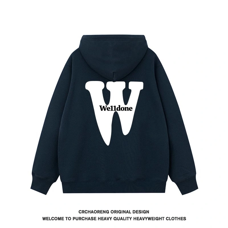 We11done Konne Trendy Casual Hoodie Men Loose Fit Long Sleeve Jacket Style 1