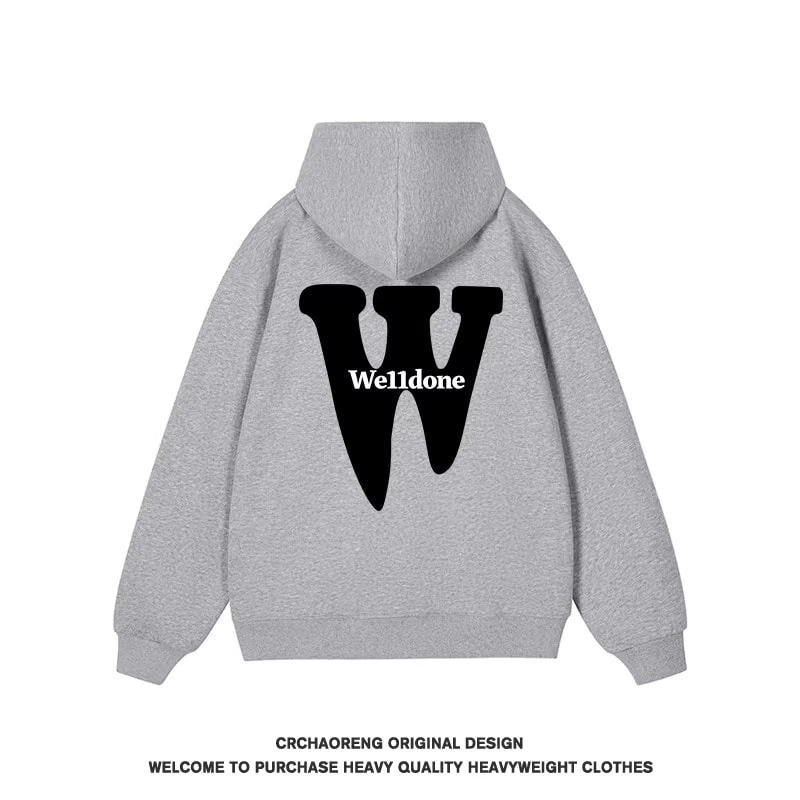 We11done Konne Trendy Casual Hoodie Men Loose Fit Long Sleeve Jacket Style 3