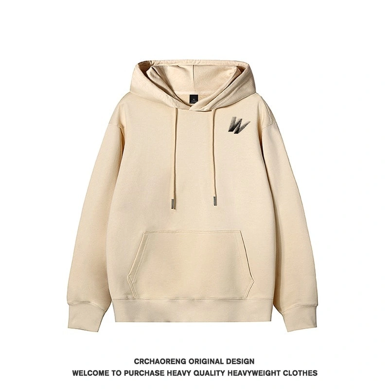 We11done Konne Trendy Casual Street Hoodie Men Pure Cotton Loose Pullover Jacket Style 5