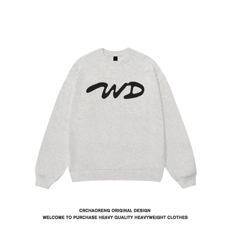 We11done Konne Trendy Crew Neck Sweatshirt Men 2024 New Loose Top Style 4