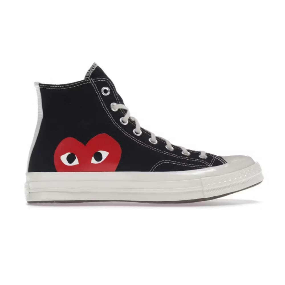Converse Chuck Taylor All Star 70 Hi Comme des Garcons PLAY Black Replica