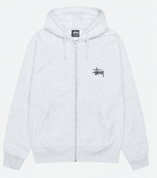 Basic Stüssy Zip Hoodie