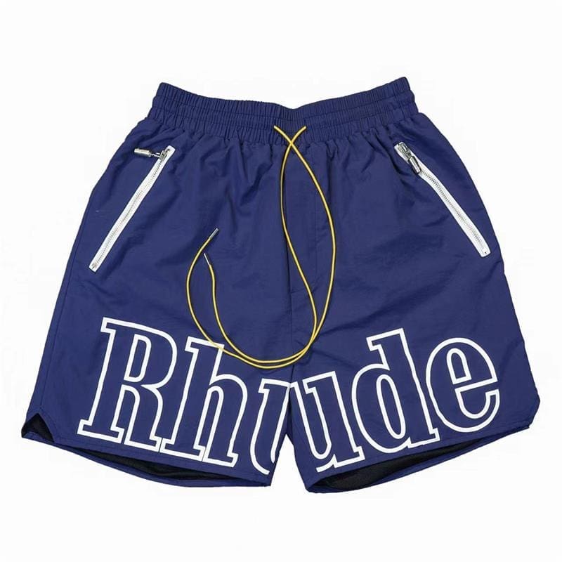 Rhude High Street Letter Print Shorts