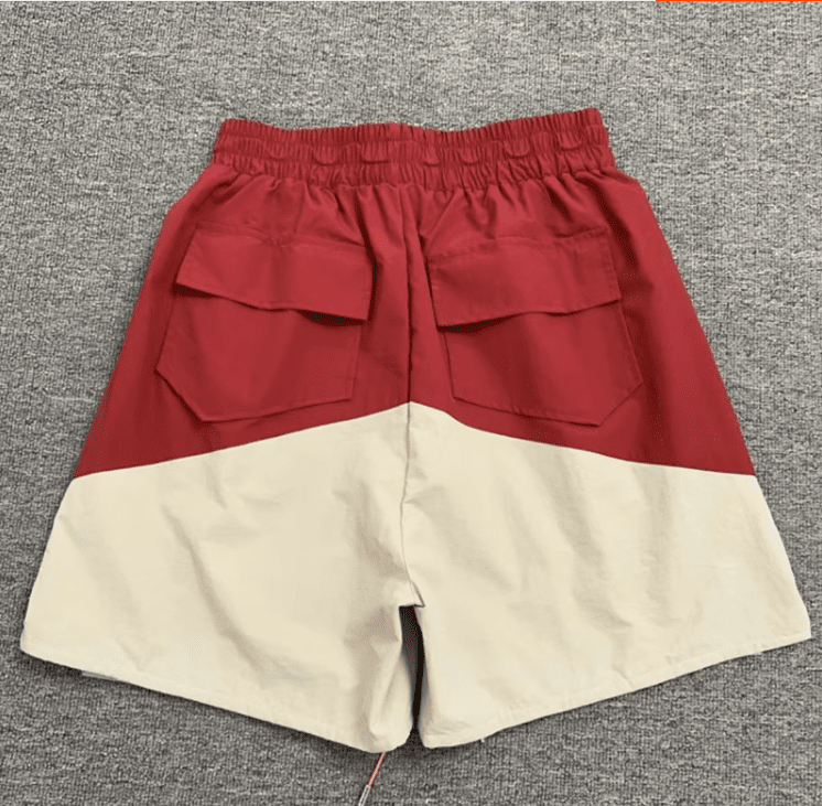 Rhude Color Contrast Patchwork Shorts