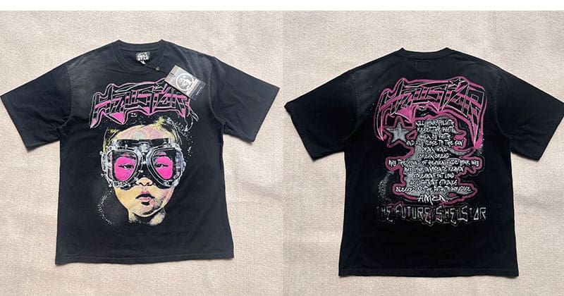 H*lst*r vintage foreign trade tee