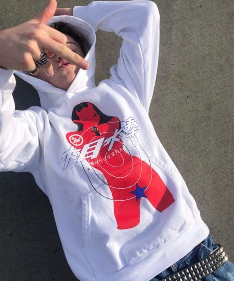 Sicko Children’S Red Devil Hoodie