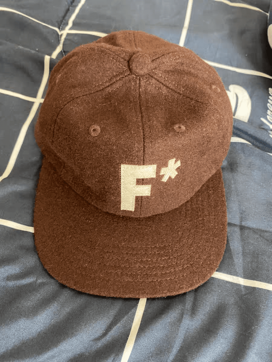 Golf Wang F Suede Flat-Brim Cap