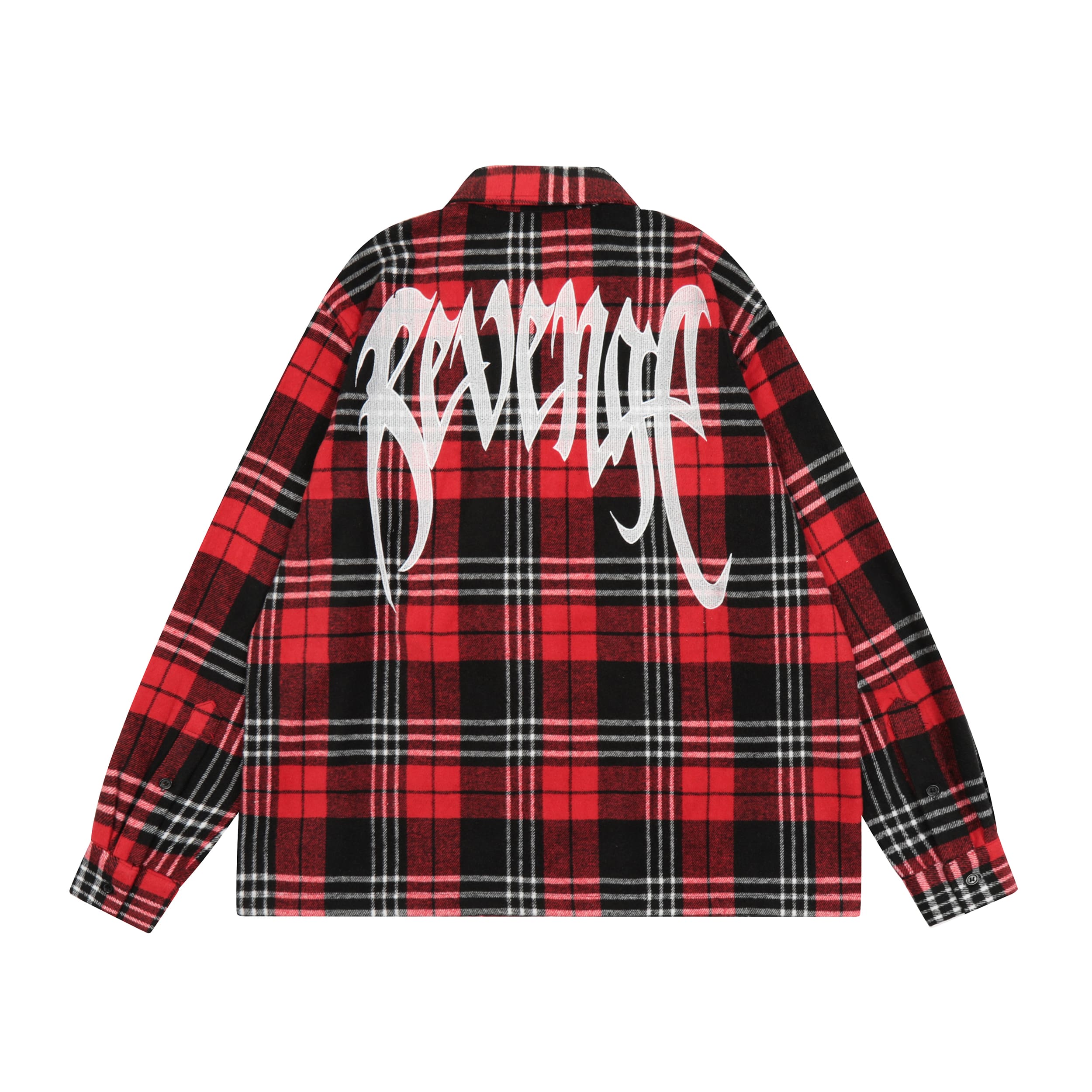Revenge Plaid Pattern Sweater