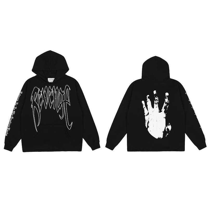 Revenge Keel Smoke Skull Hoodie