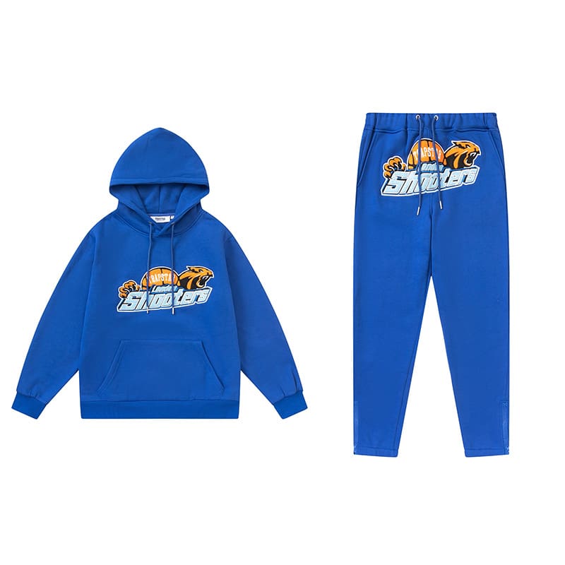 Trapstar Blue Tiger Head Towel Embroidery Sweatsuit
