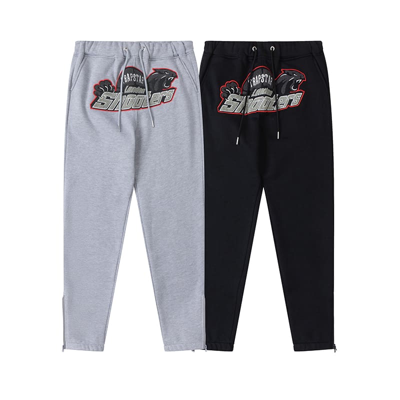 Trapstar Red Black Tiger Head Towel Embroidery Sweatsuit