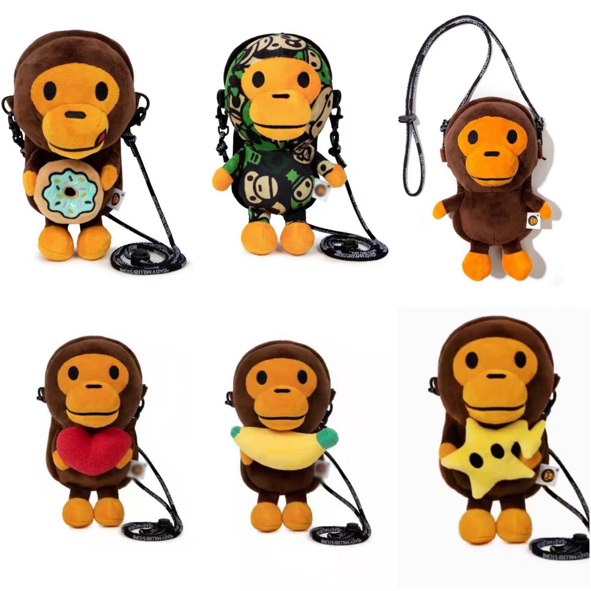 Bape Milo Monkey Doll Bag