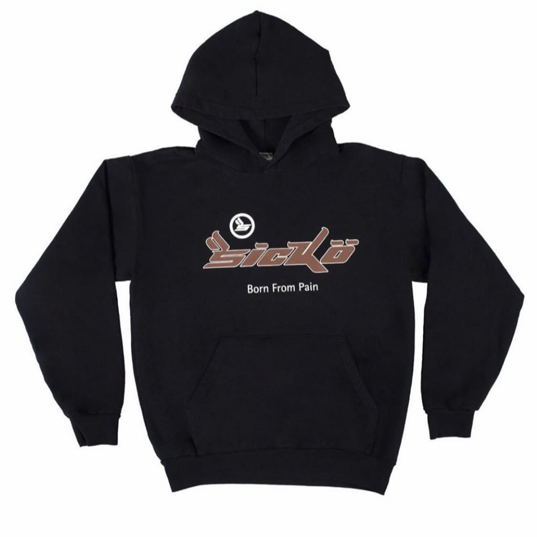 Sicko1993 Velvet Padded Hoodie