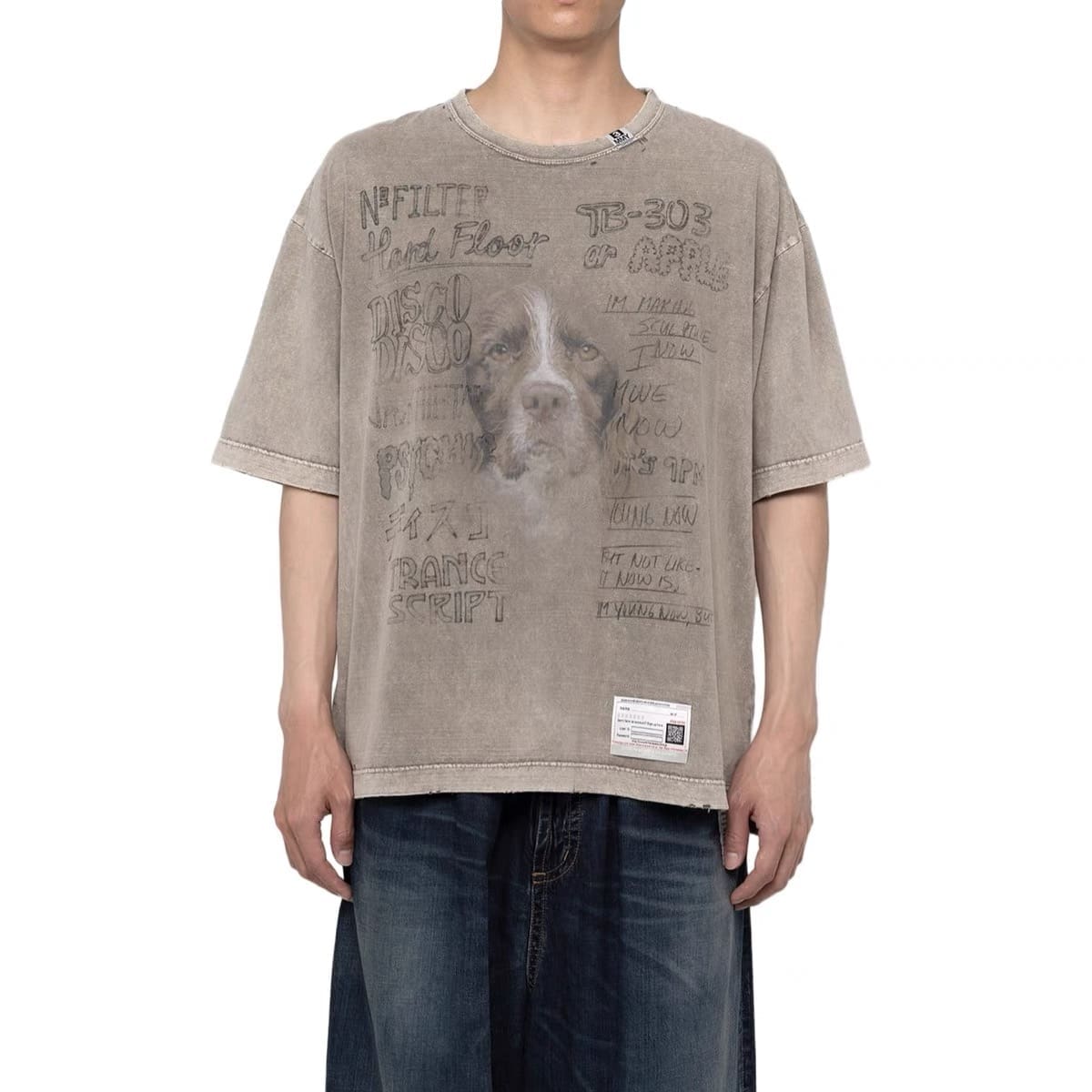 Ma*s*n mihara yasuhiro mmy round neck tee