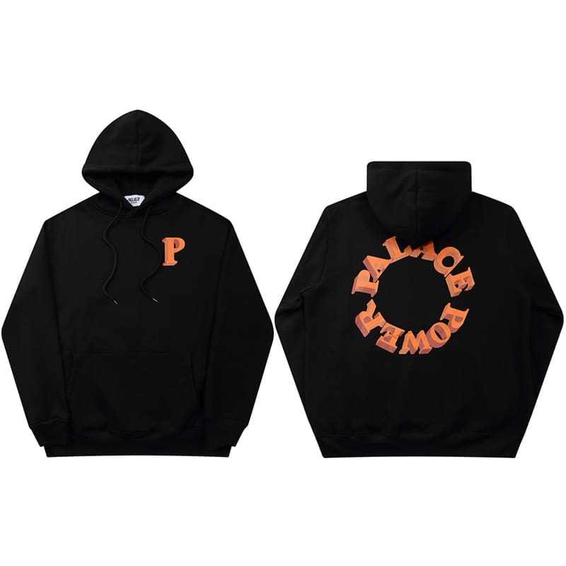 European Skateboard Triangle Print Hoodie