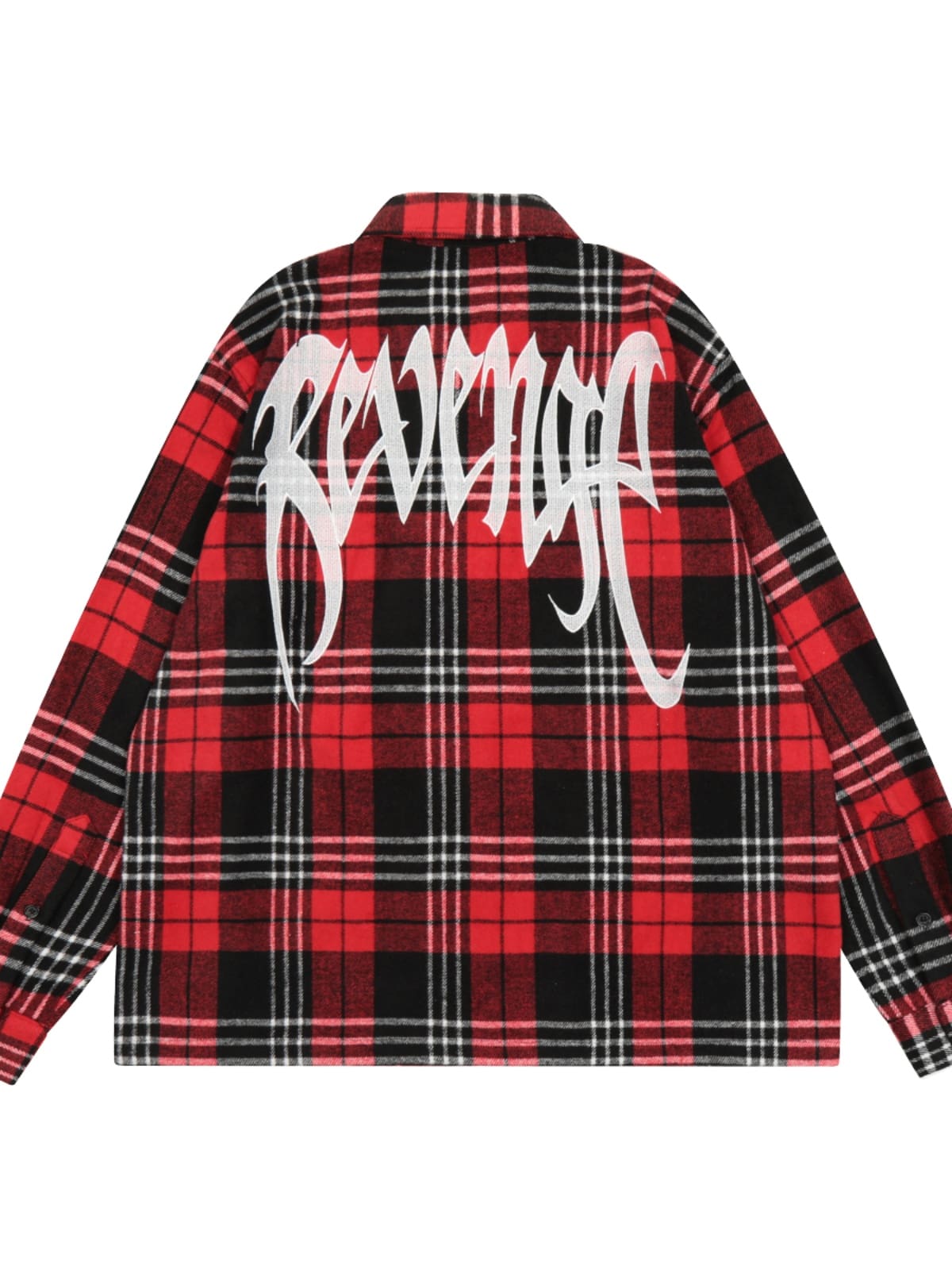 Revenge Plaid Pattern Sweater