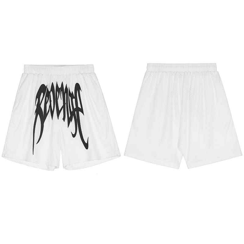 Revenge Xxx Ten Embroidered Shorts