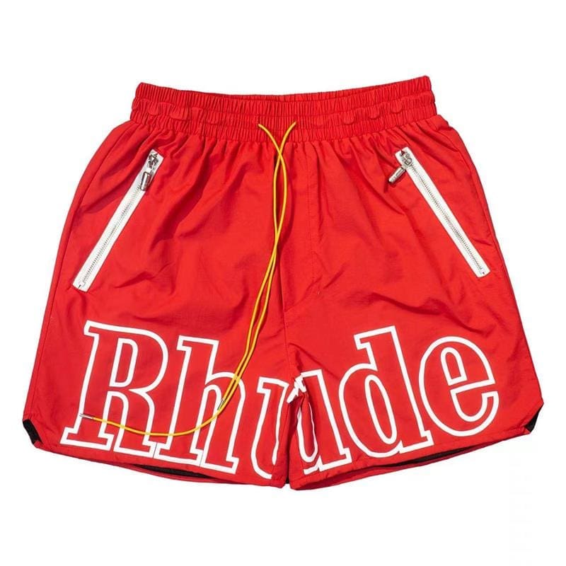 Rhude High Street Letter Print Shorts