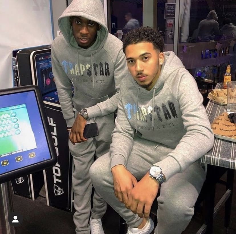 Trapstar Blue White Towel Embroidery Sweatsuit