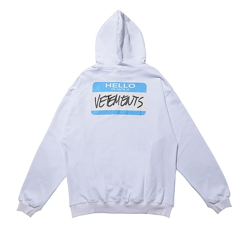 Vetements Express Letter Print Hoodie 2