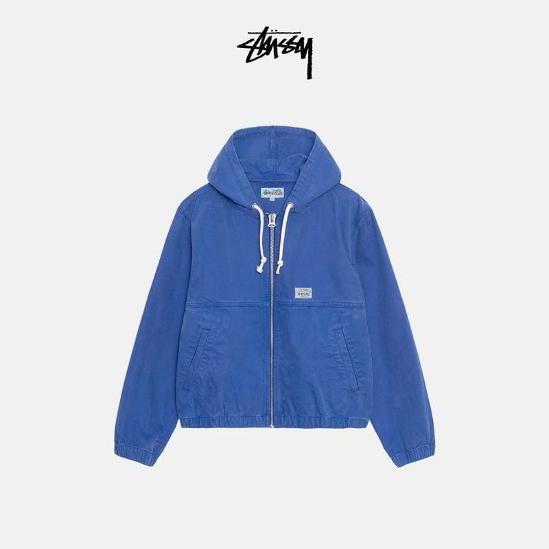 Baja Blue-Work Jacket Unlined Canvas