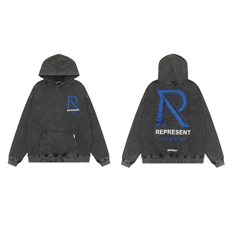 Represent Vintage Washed Doberman Pinscher Hoodie 2