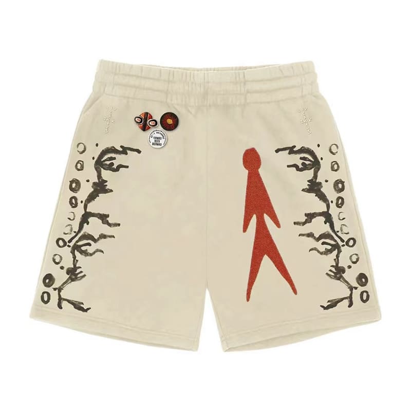 Travis Scott Cactus Jack Graffiti Shorts