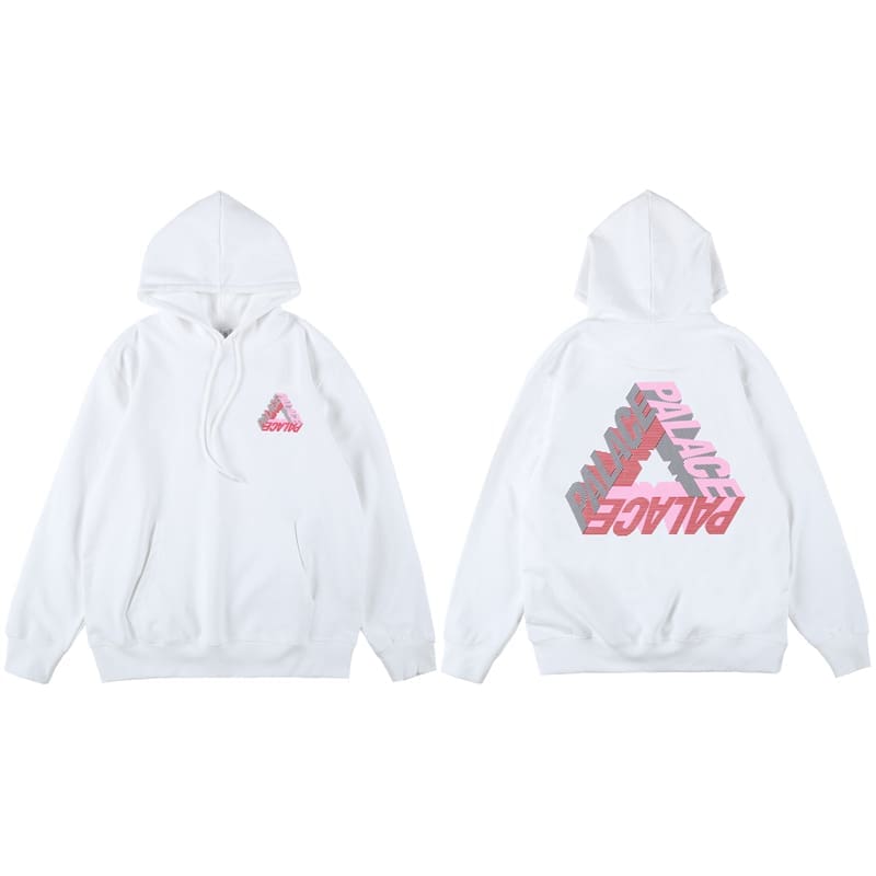 European Skateboard Triangle Print Hoodie