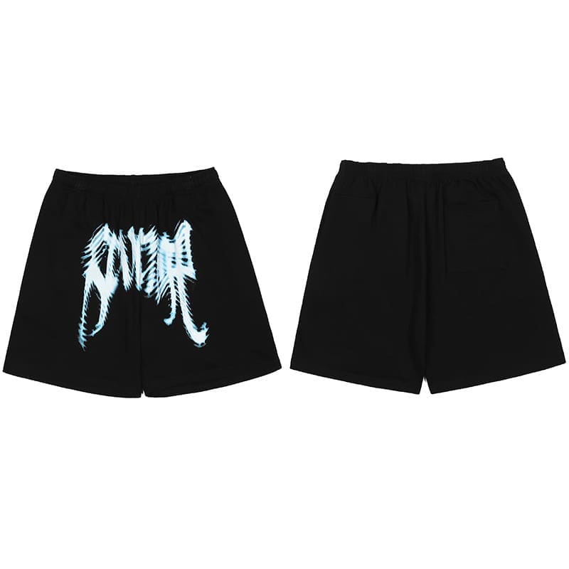 Revenge Xxx Ten Embroidered Shorts