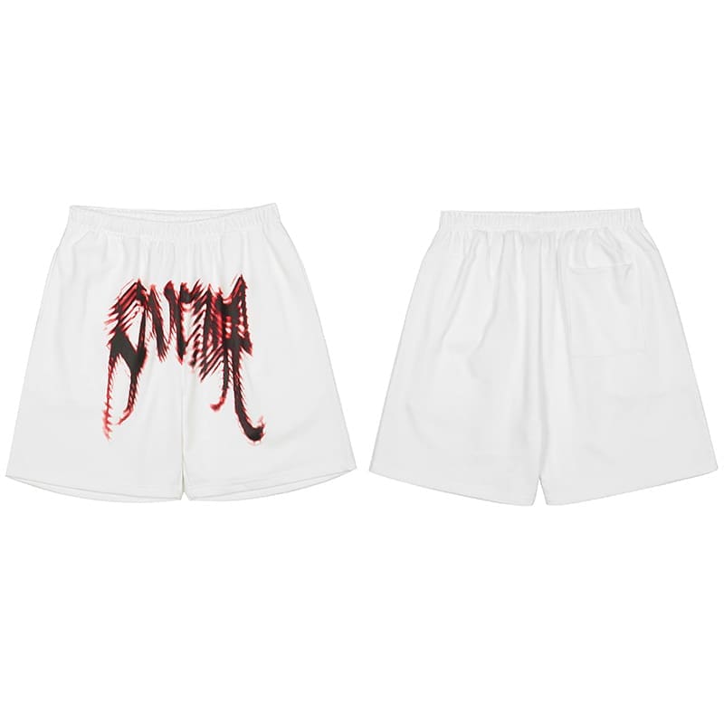 Revenge Xxx Ten Embroidered Shorts