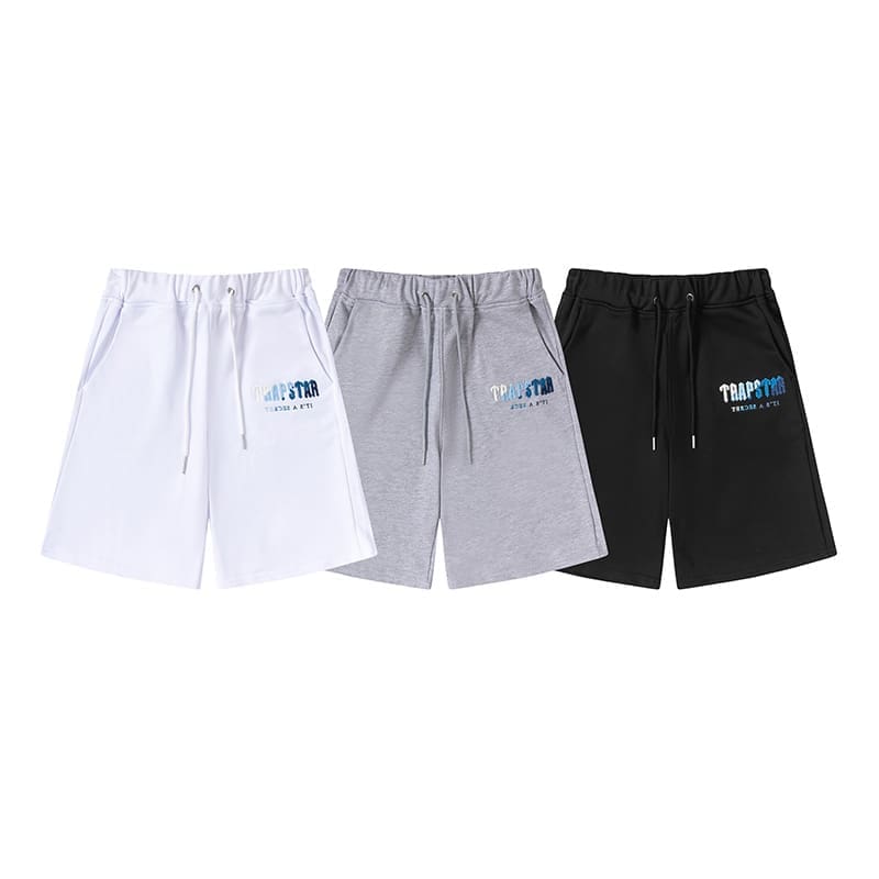 Trapstar Blue White Towel Embroidery Shorts