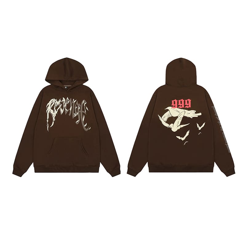 Revenge Keel Smoke Skull Hoodie