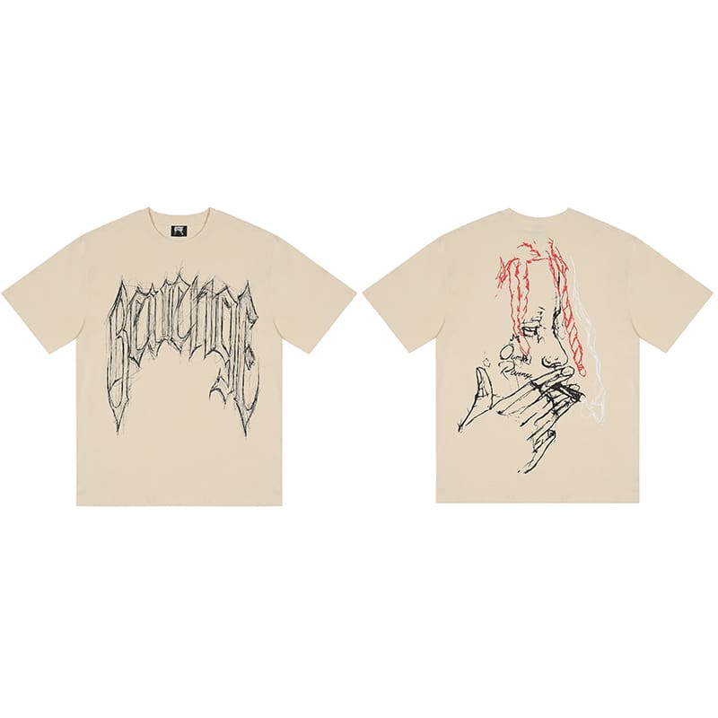 Revenge Keel Smoke Skull Tee 2