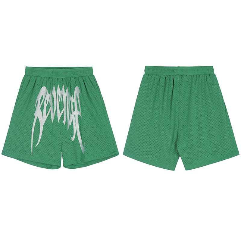 Revenge Xxx Ten Embroidered Shorts