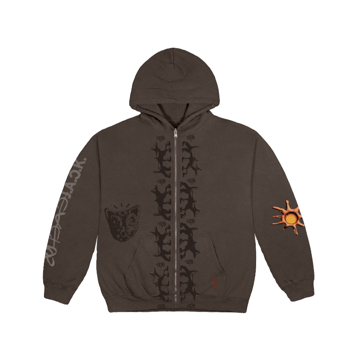 Travis Scott Reverse Dog Zip Up Hoodie