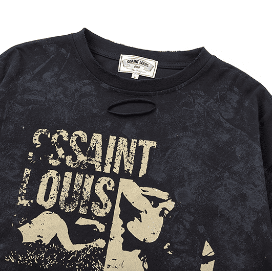 sssaint L**is portrait love long sleeve tee