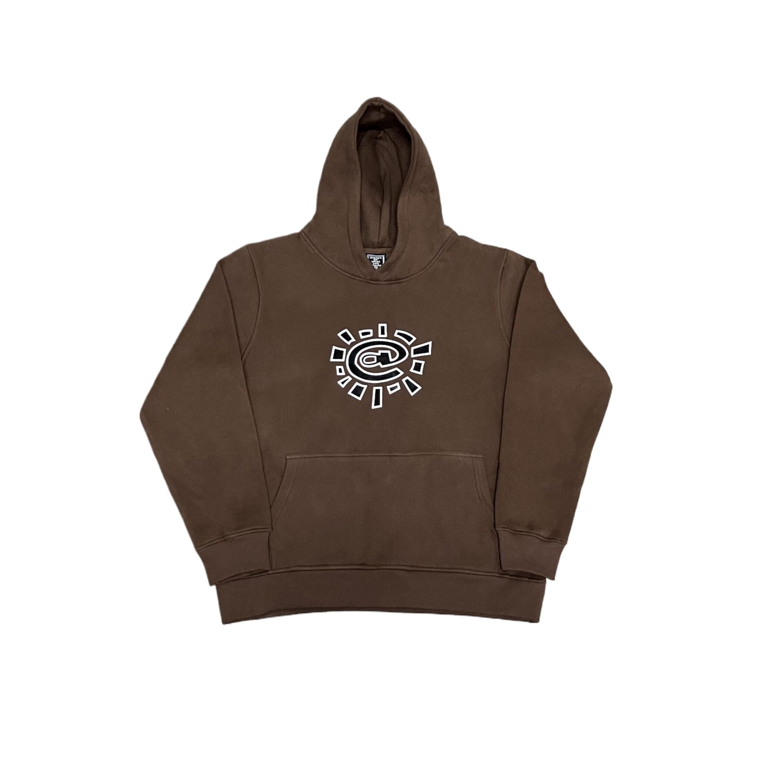 ADWYSD Sun Roll Fleece-Lined Embroidered Hoodie American Fashion Brand